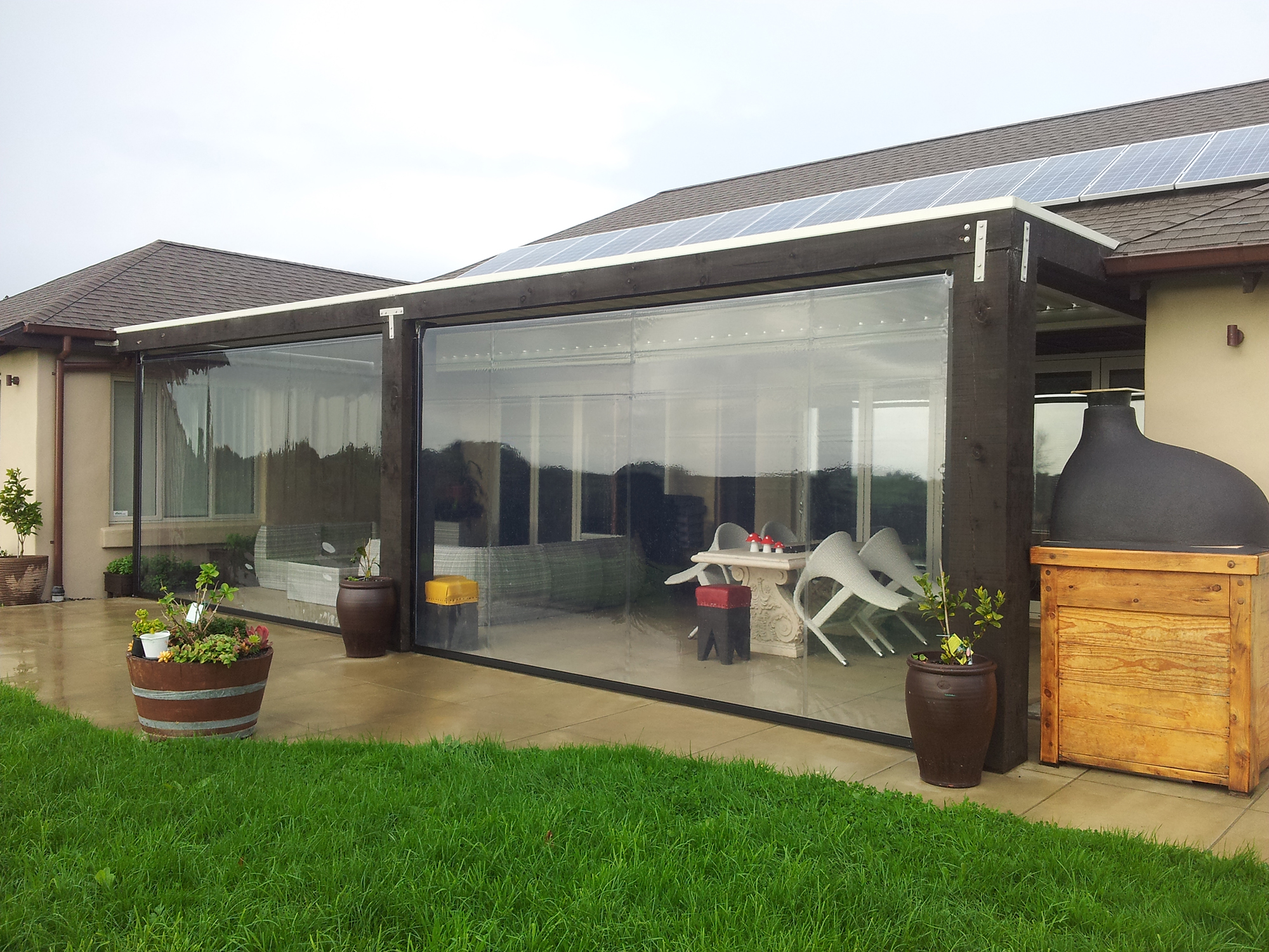 Awnings, sun shades & blinds homeplus nz Arquati verande foto